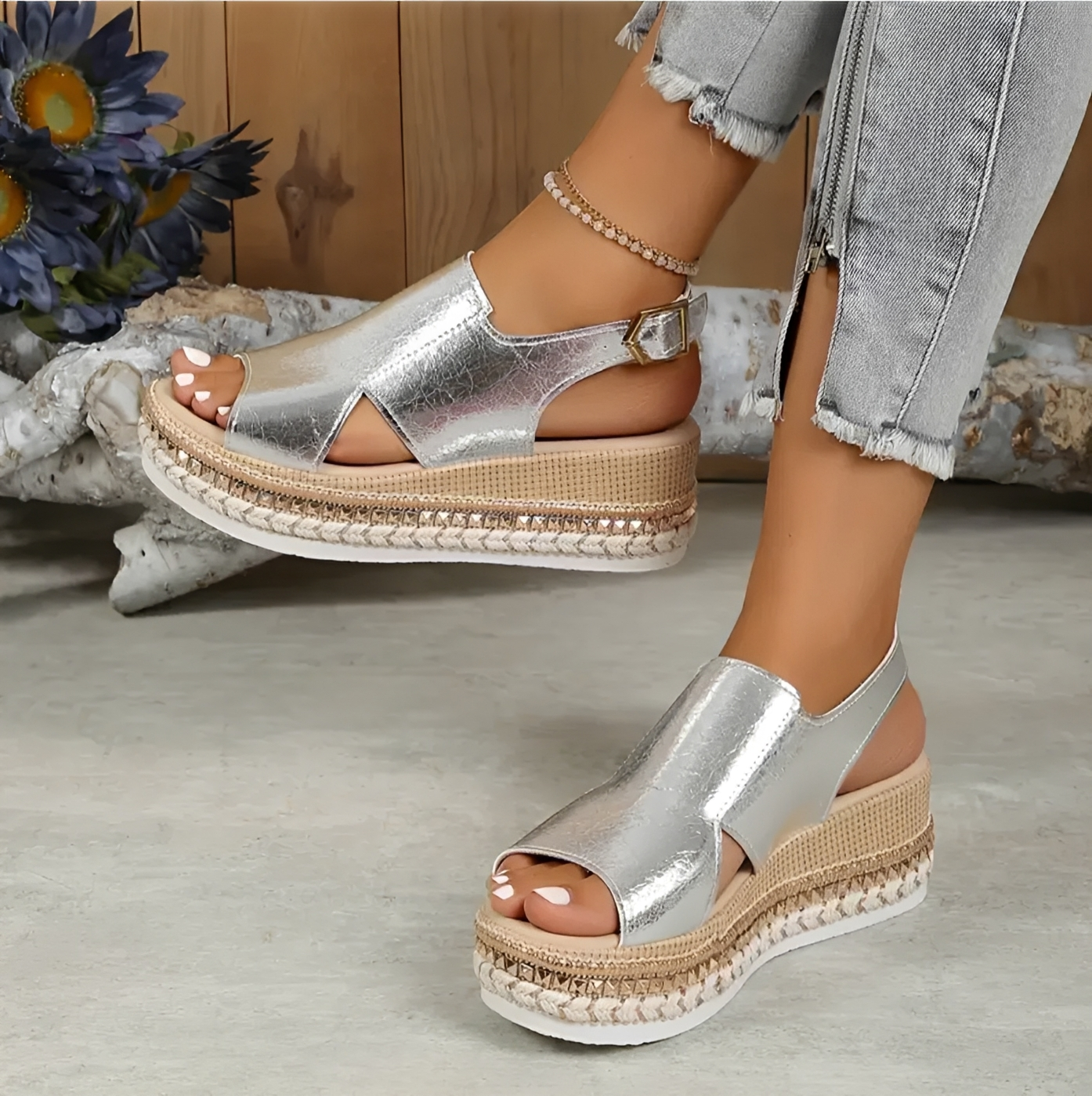 Yeshaine - Sandales tendance pour femmes
