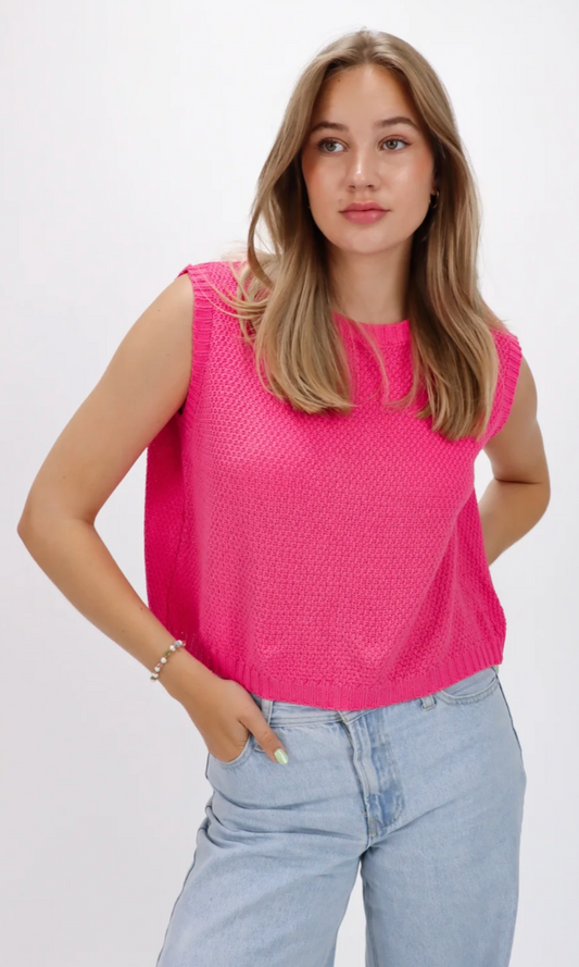 Irene – Top Maille Dos Ouvert