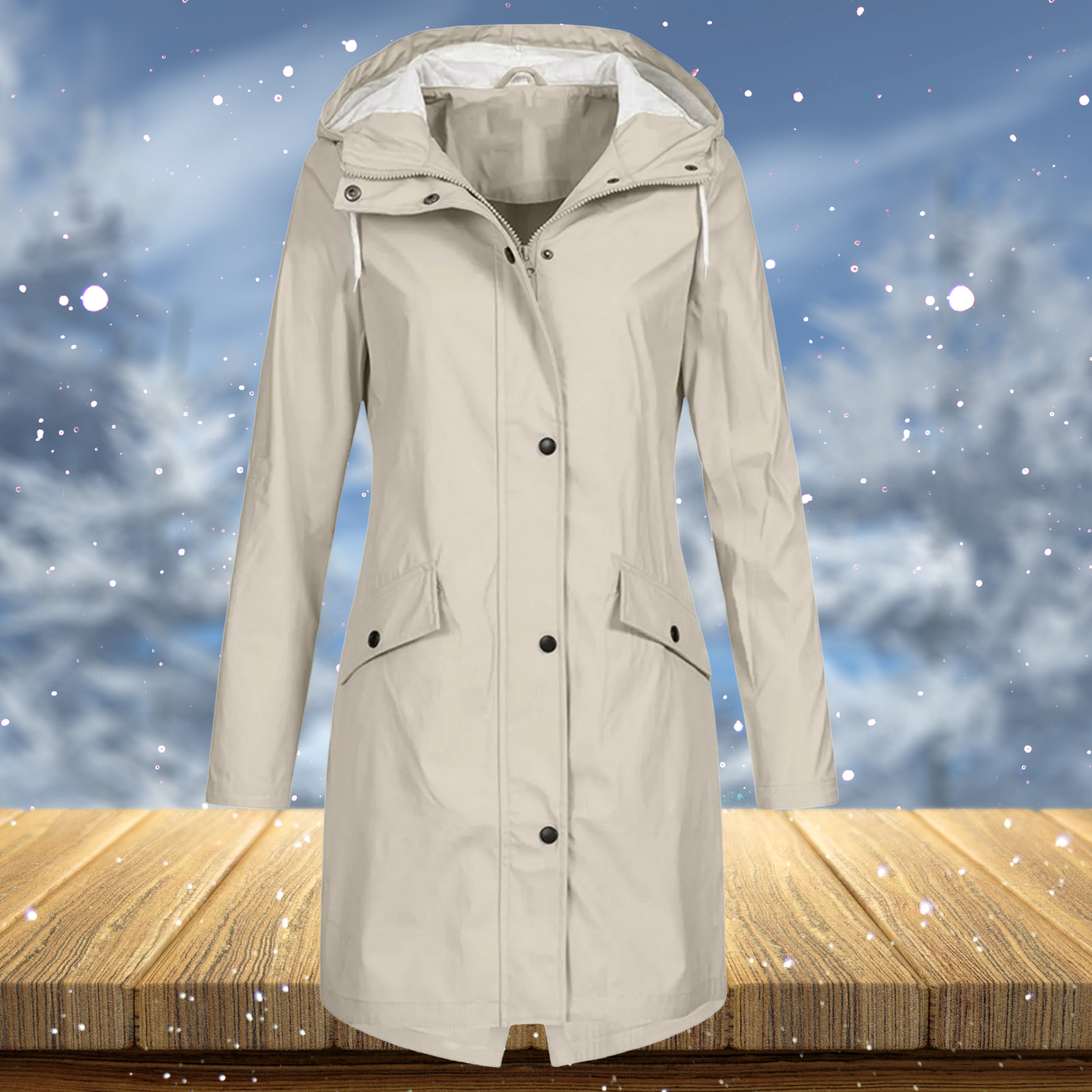 Zenith – Long manteau imperméable coupe-vent