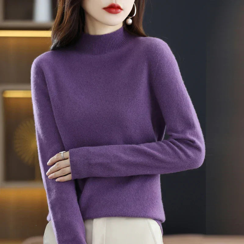 Carlotta – Pull élégant avec motif tressé