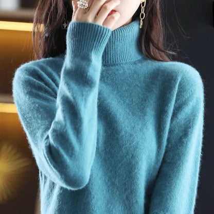 Letizia – Élégant pull à col montant