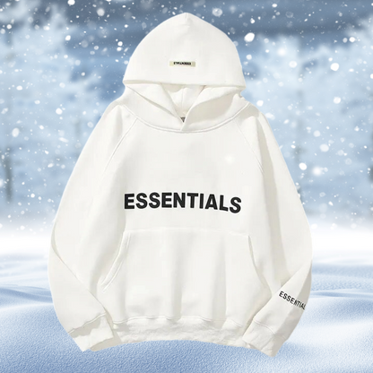 Essentials - Hooded Sweatshirt with Large Print Size