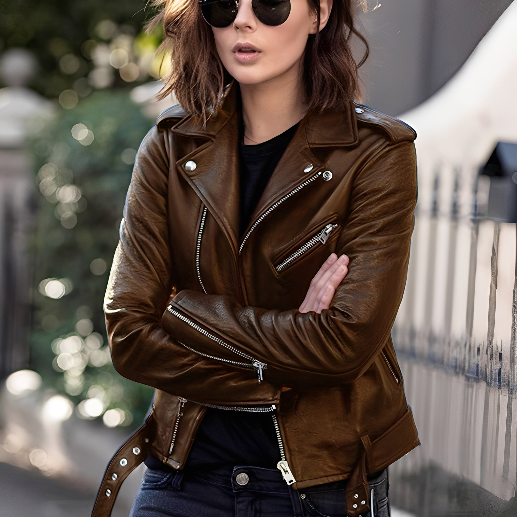 Miranda – Blouson classique zippé pour femmes