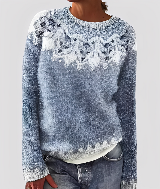 Christal - Pull ample en laine à la mode pour femmes