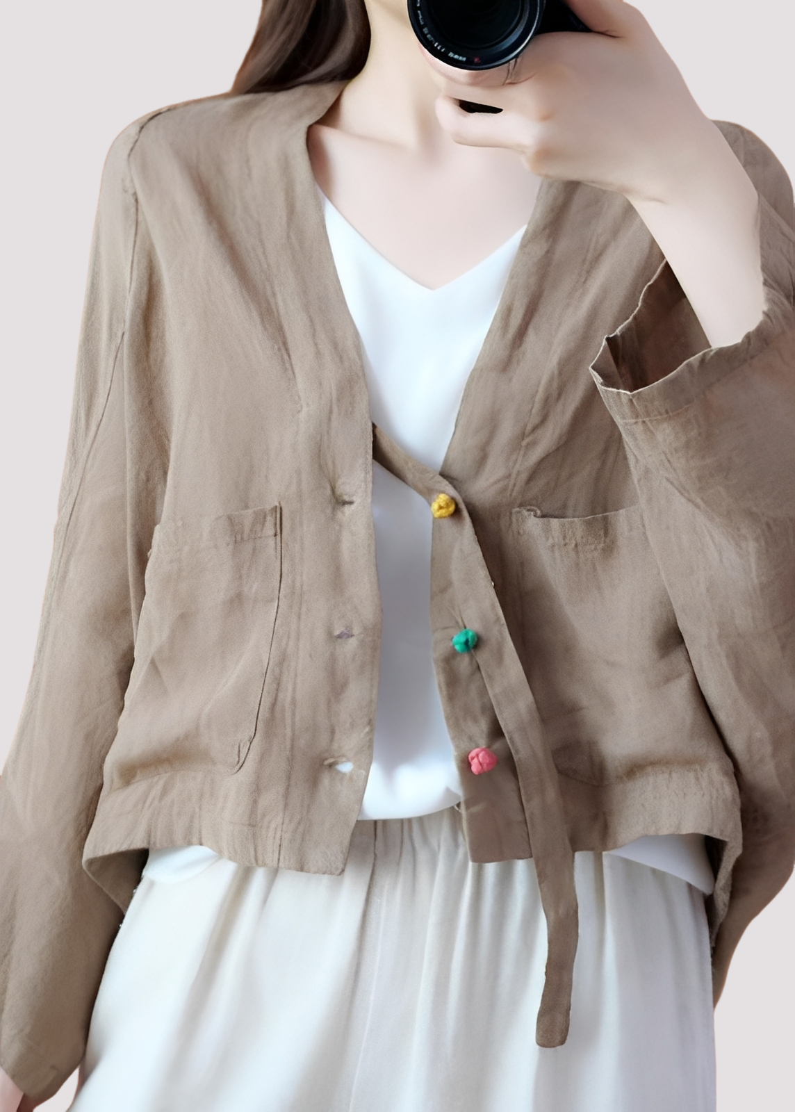 Tilly - Cardigan ample et décontracté avec poches pour femmes