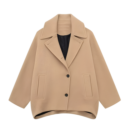 Rosalee - Manteau court en laine élégant pour femmes