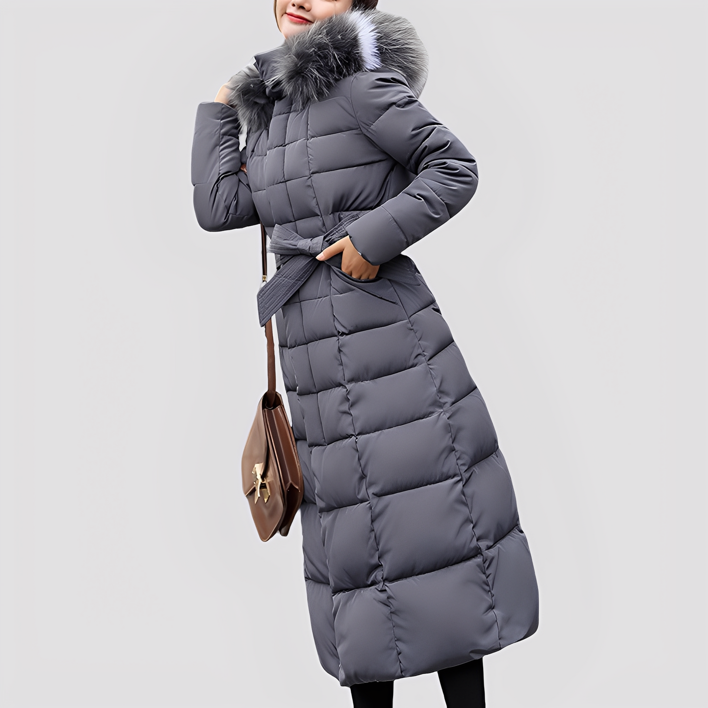 Mollie - Manteau long matelassé tendance pour femmes