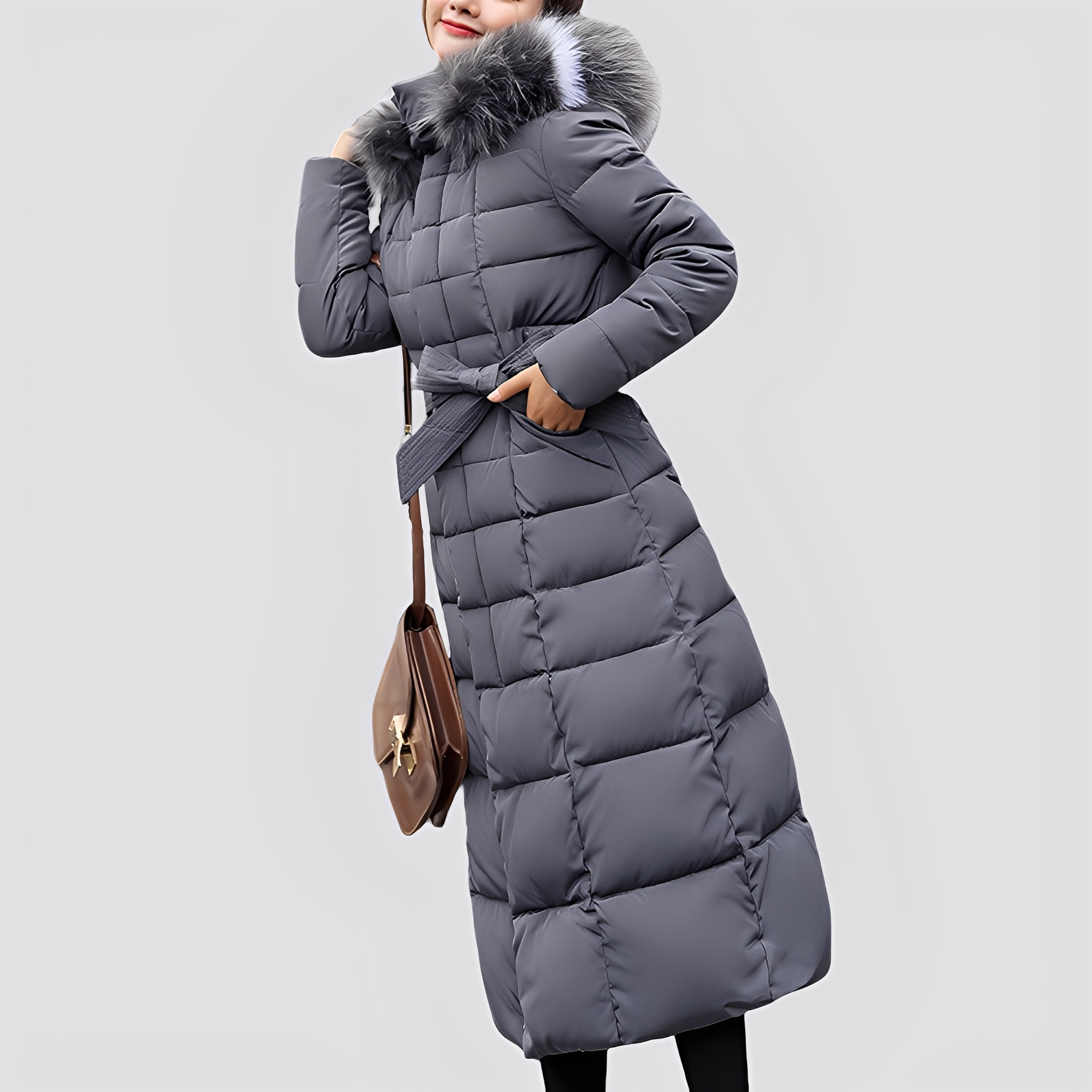 Mollie - Manteau long matelassé tendance pour femmes