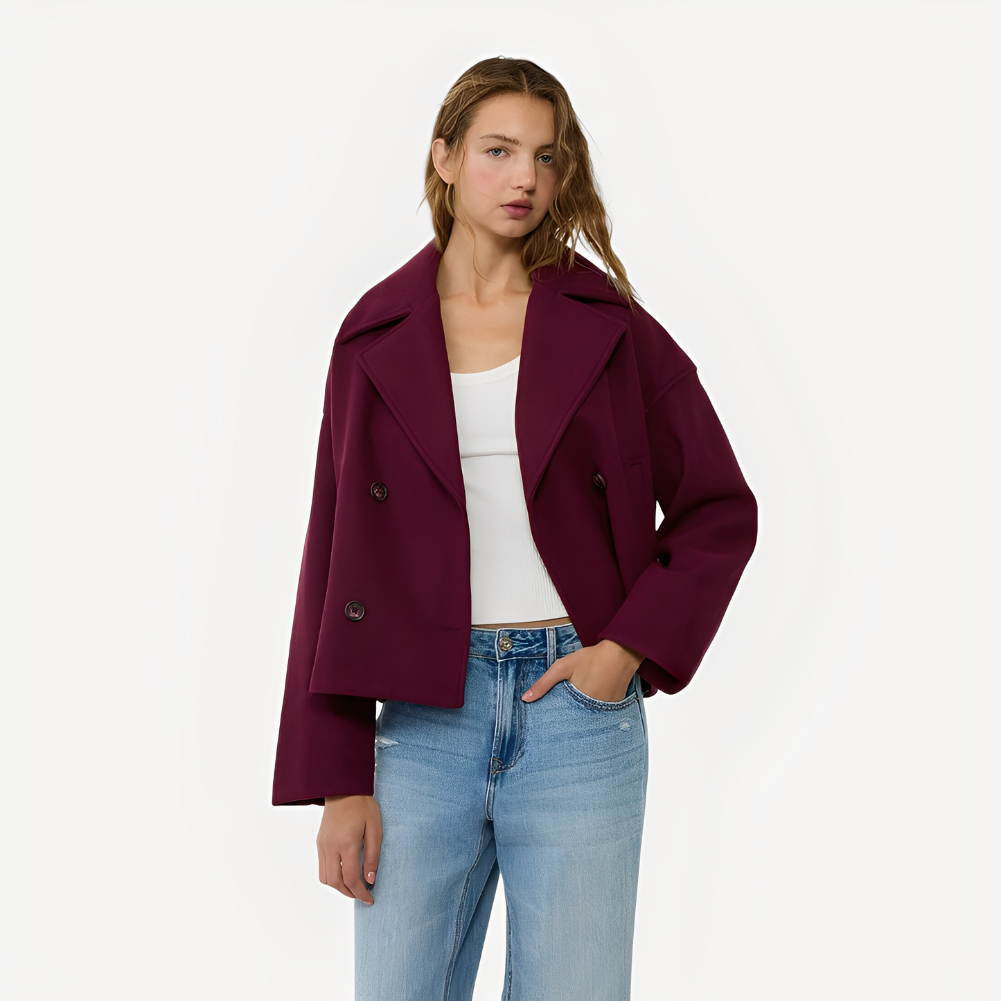 Delphia - Blouson court et moderne pour femmes