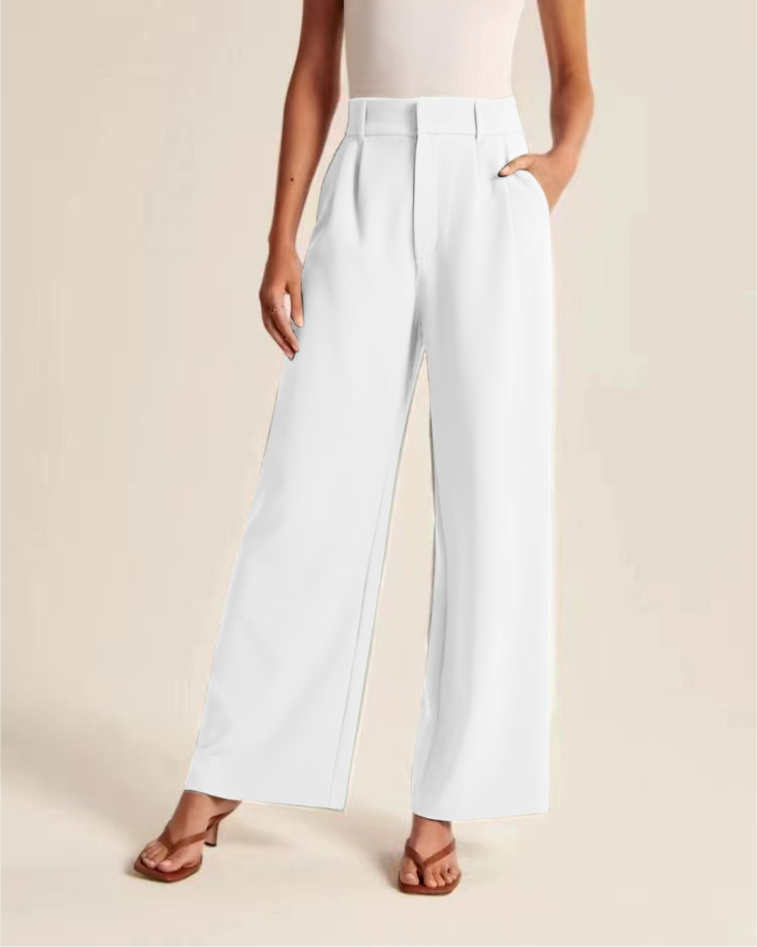 Ruth - Pantalon élégant à jambes larges pour femmes