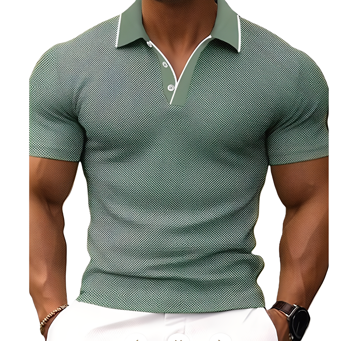 Florence - Polo homme relax avec boutons