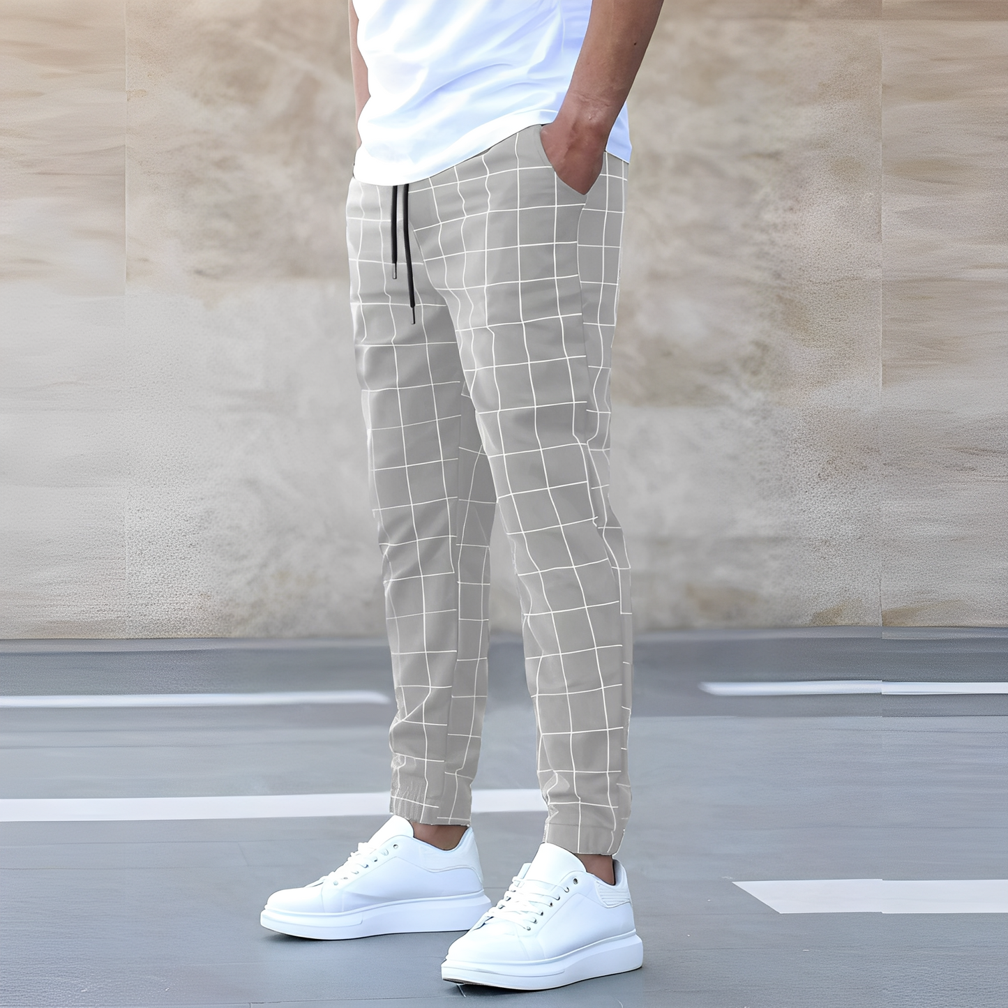 Raynard - Pantalon homme à motifs décontracté