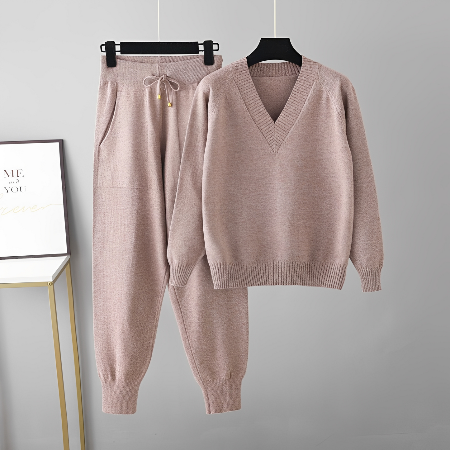 Evelyn - Schickes Set aus Pullover und Hose für Damen