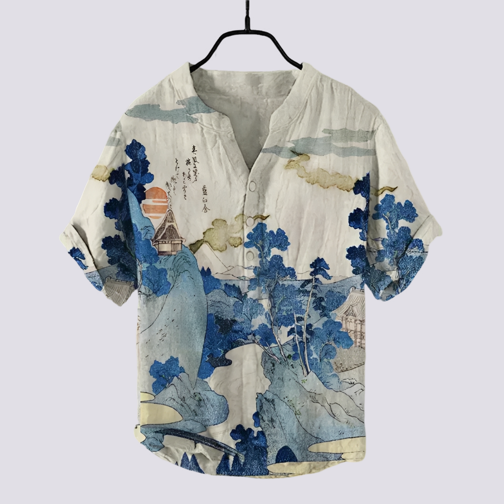 Fiona - T-shirt élégant avec imprimé artistique pour femmes