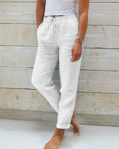 Stacy - Canvas Trousers for Women