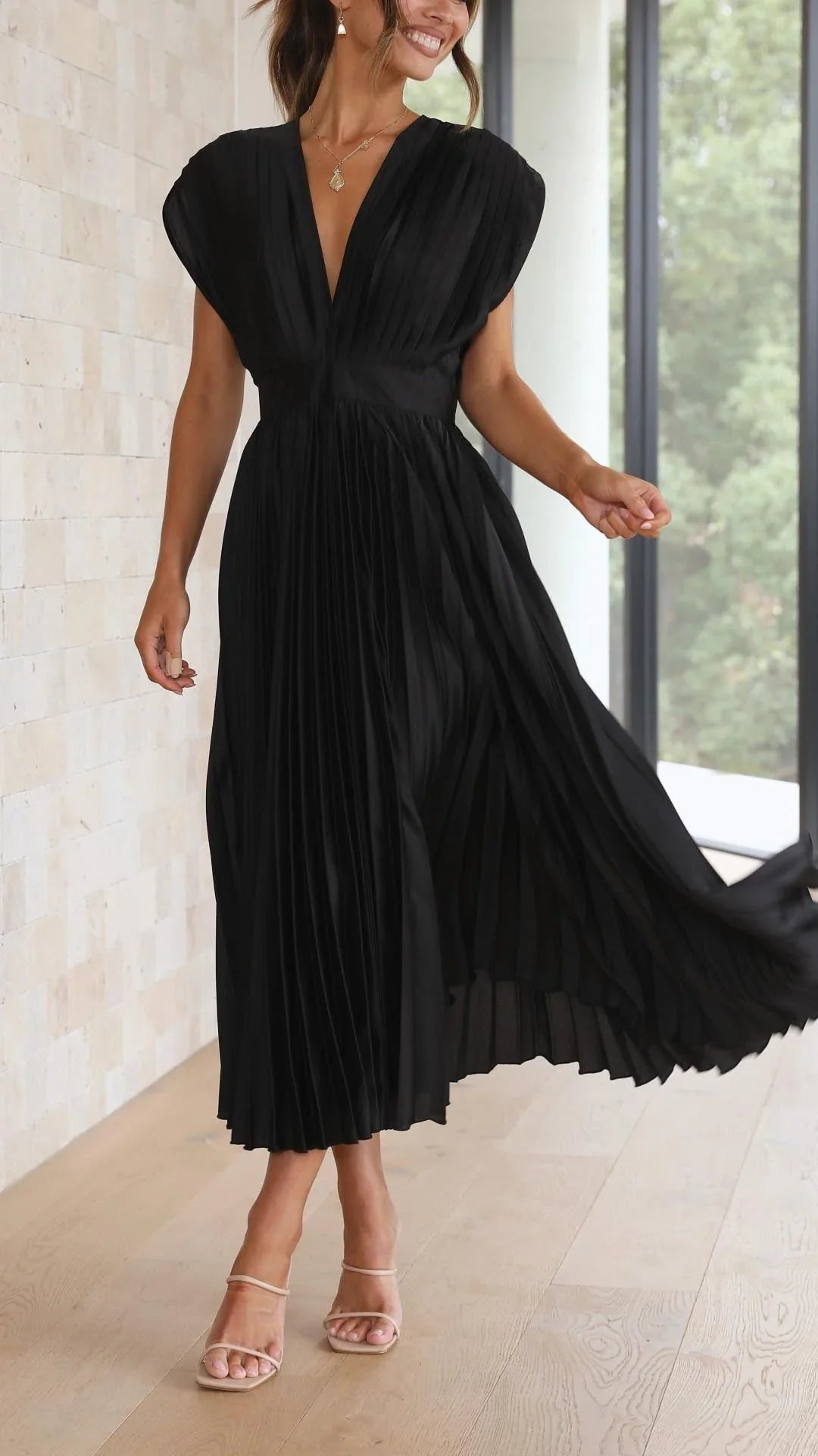 Maria – Robe plissée élégante pour femmes
