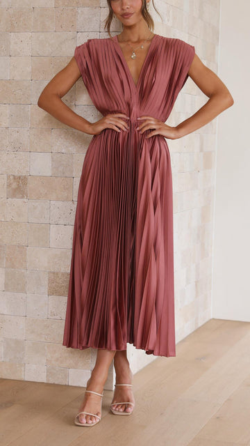 Maria – Robe plissée élégante pour femmes
