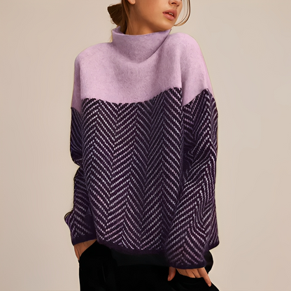 Melody - Comfortable turtleneck sweater for women