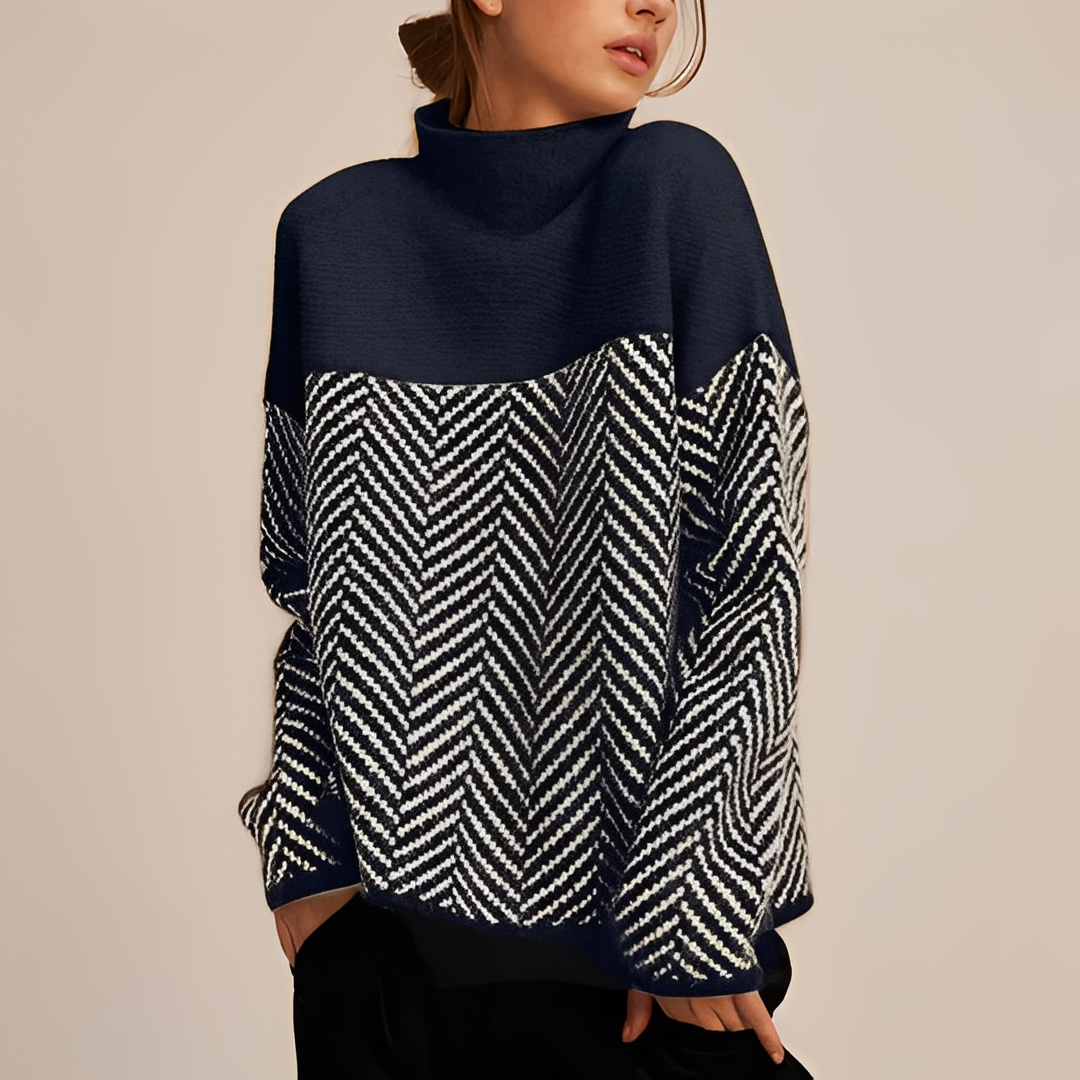 Melody - Comfortable turtleneck sweater for women