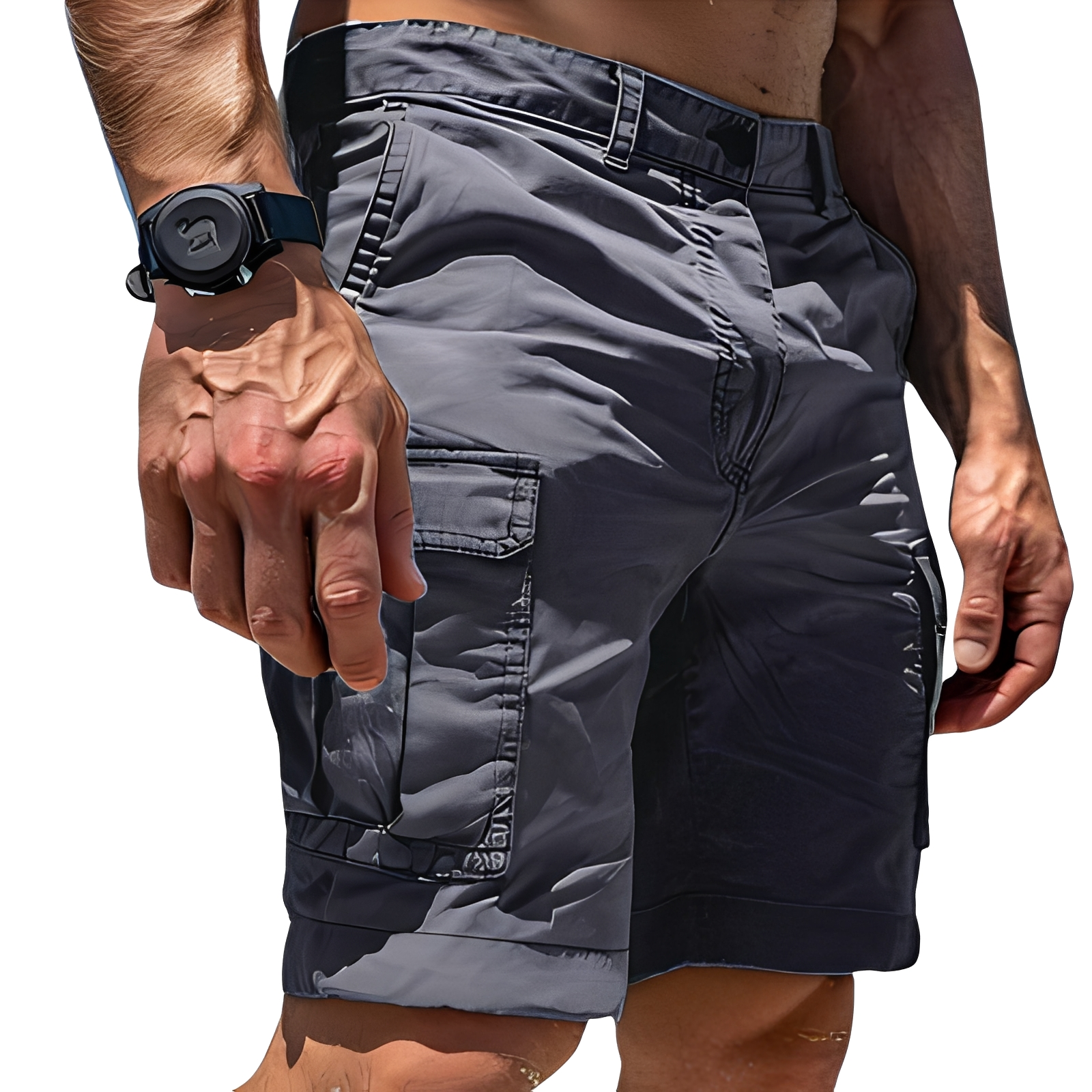 Jandy -  Short cargo décontracté pour homme