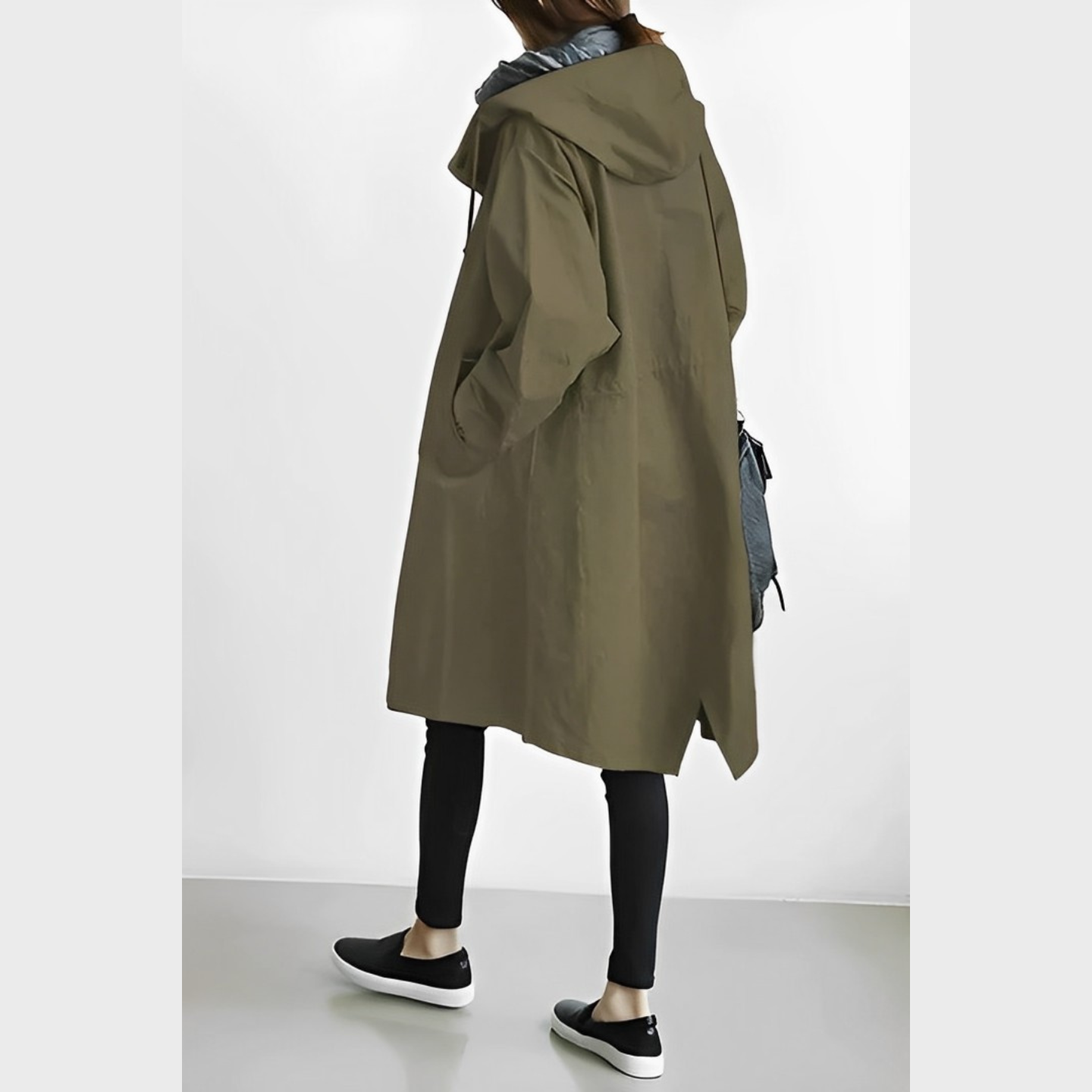 DuraCoat – Longue veste à capuche moderne