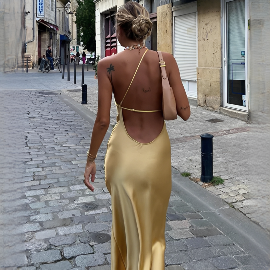 Arcelie - Robe longue chic et élégante