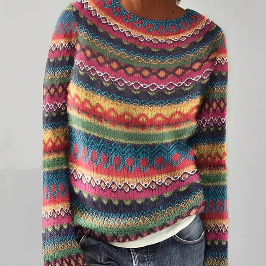 Daphnie - Warm wool sweater for women