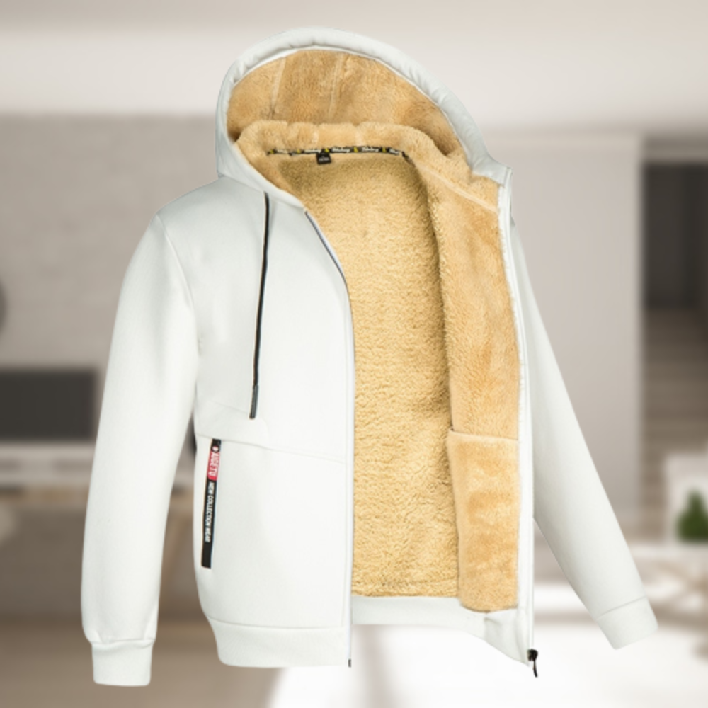 Andrew – Veste d’hiver à capuche polaire