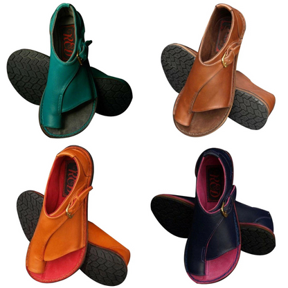 Elvina - Sandales plates avec attache