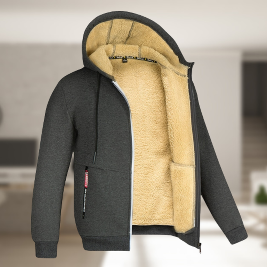 Andrew – Veste d’hiver à capuche polaire