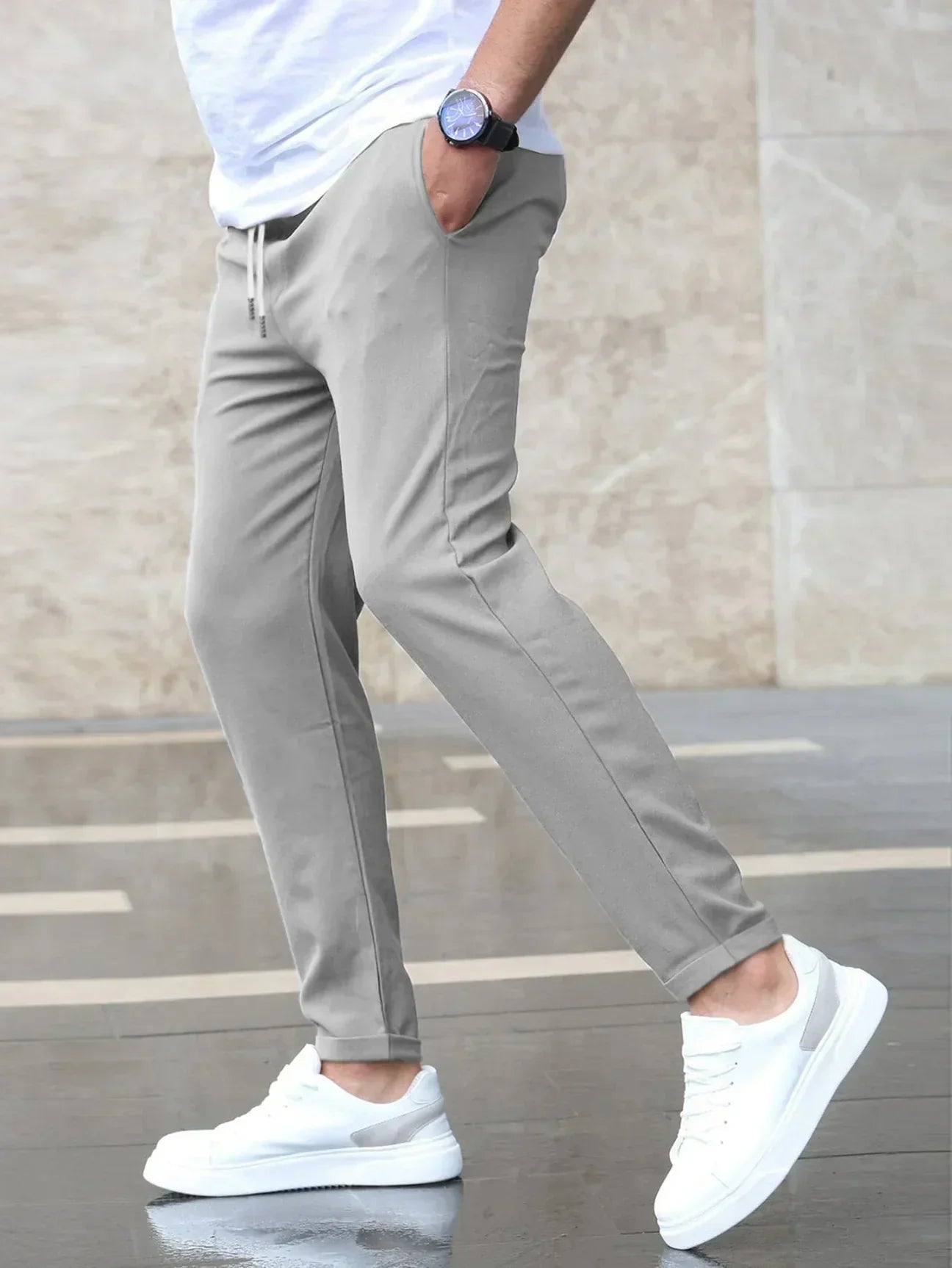 Nico – Pantalon stretch élégant et confortable pour hommes
