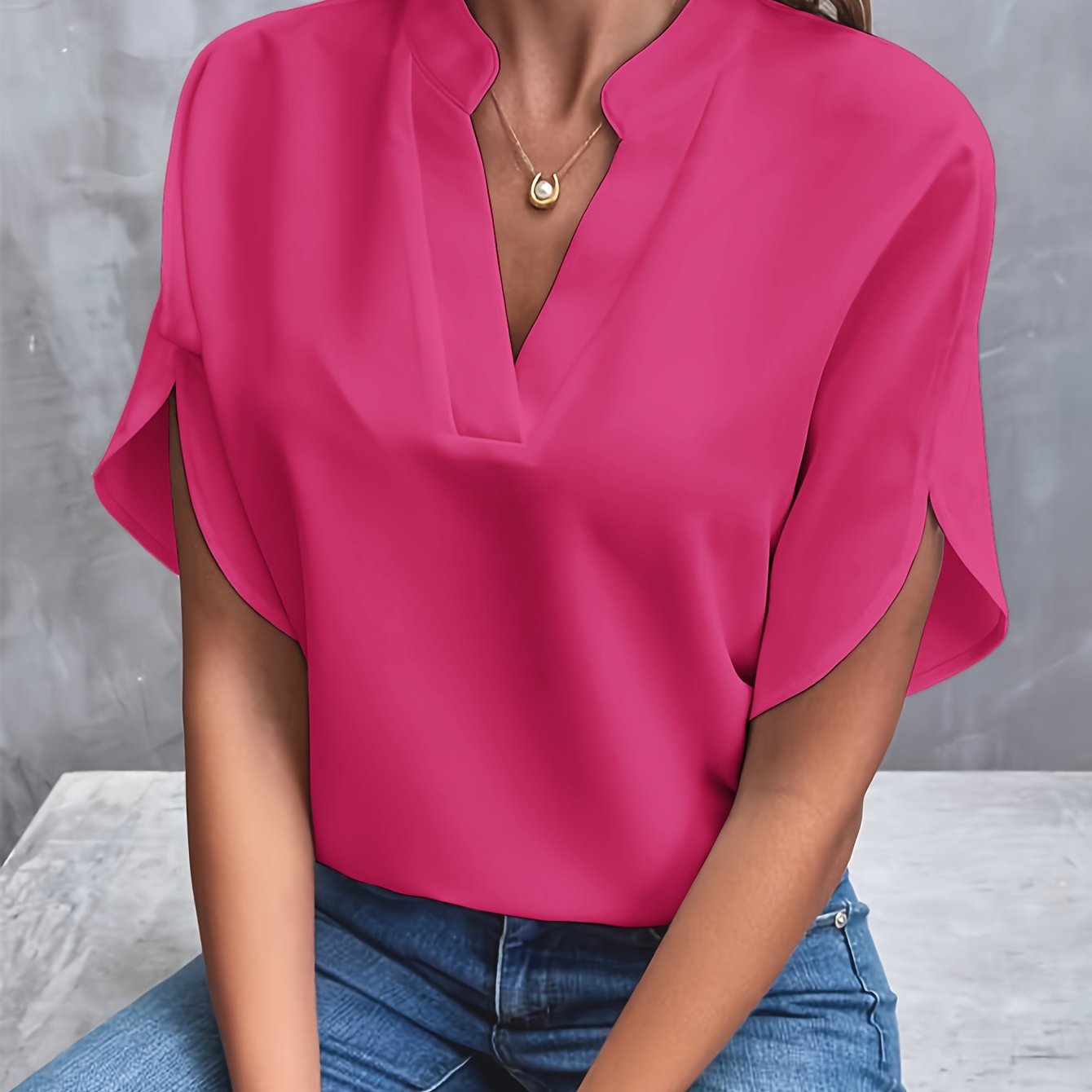 Lina - Blouse Légère et Élégante pour Toutes Occasions
