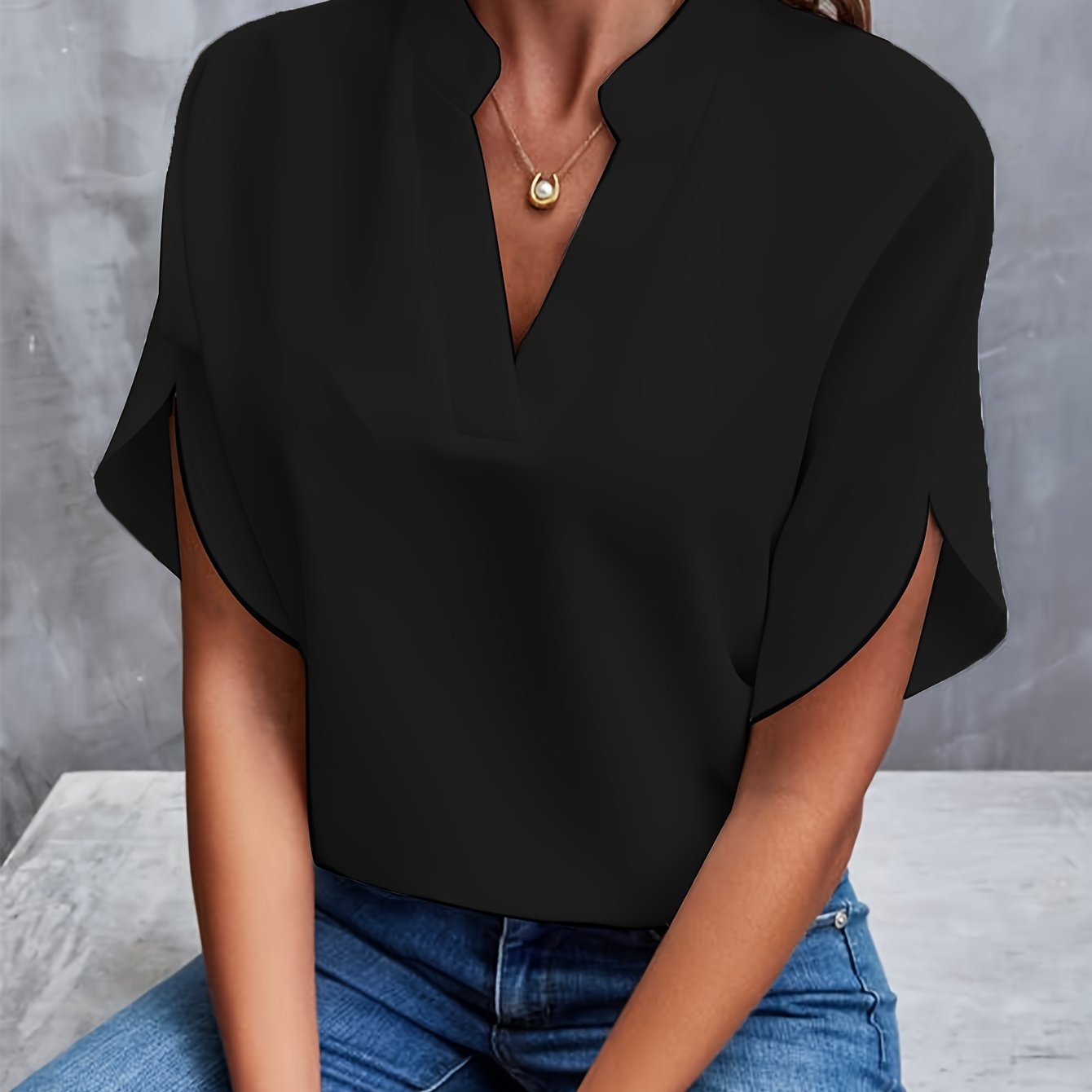 Lina - Blouse Légère et Élégante pour Toutes Occasions
