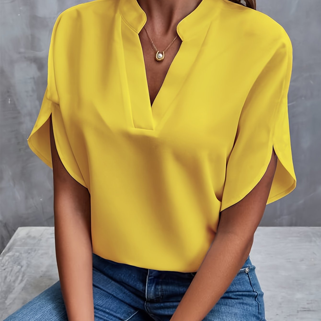 Lina - Blouse Légère et Élégante pour Toutes Occasions