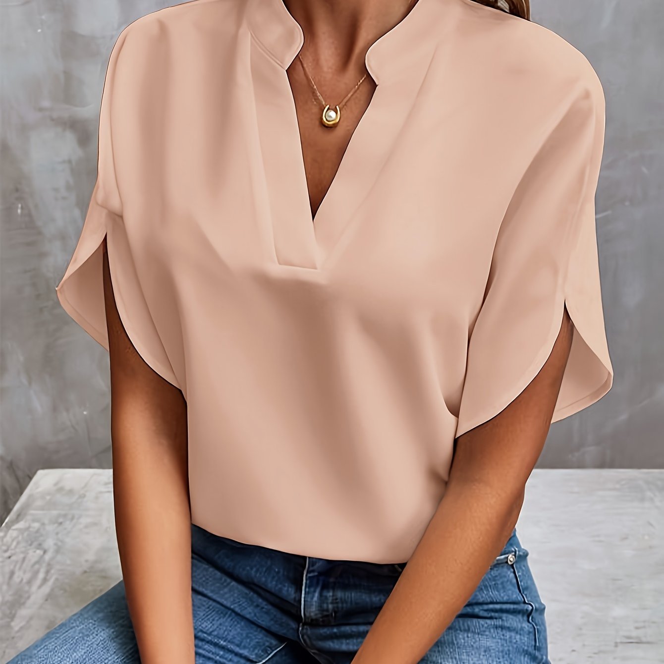 Lina - Blouse Légère et Élégante pour Toutes Occasions