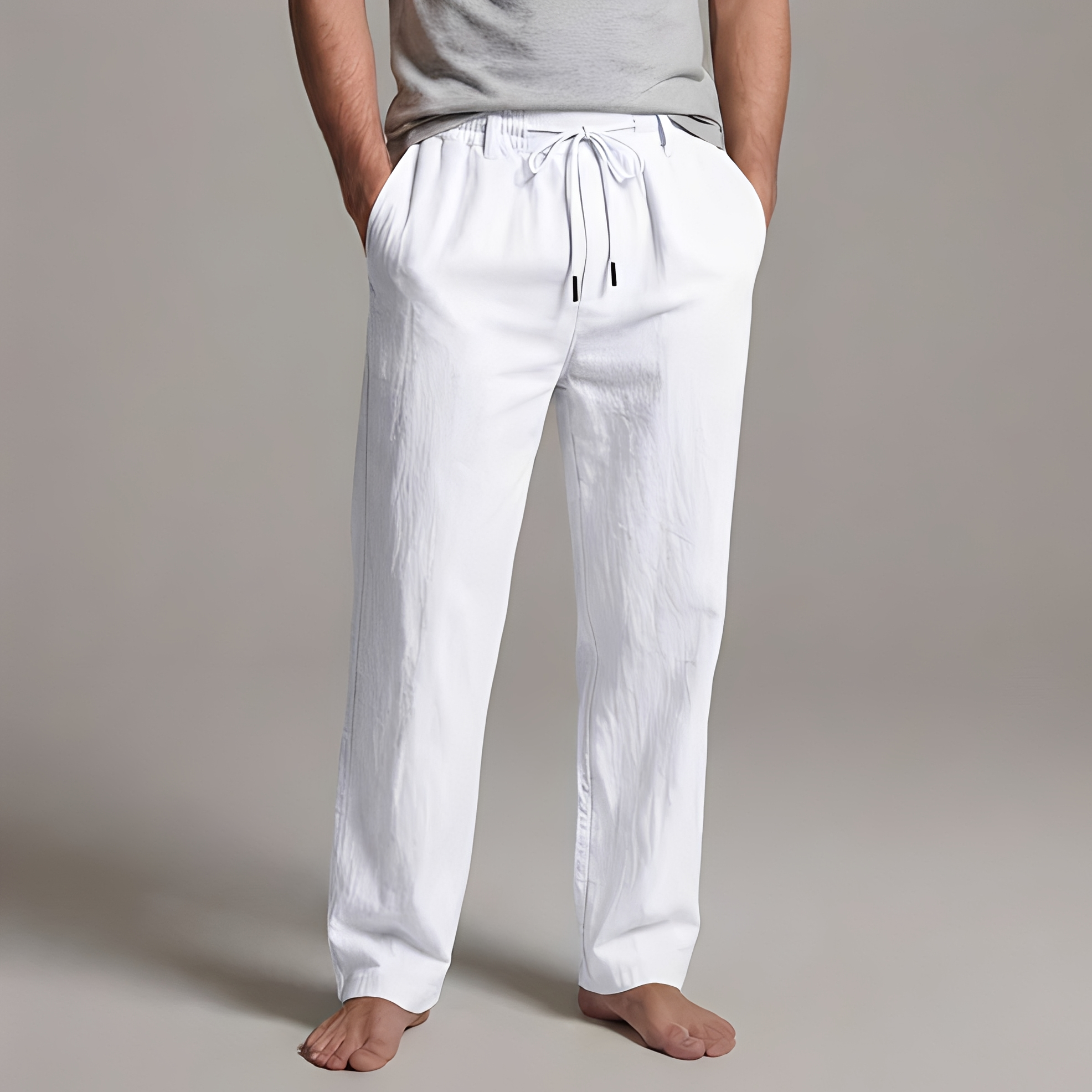Arman - Pantalon décontracté à cordon de serrage pour homme