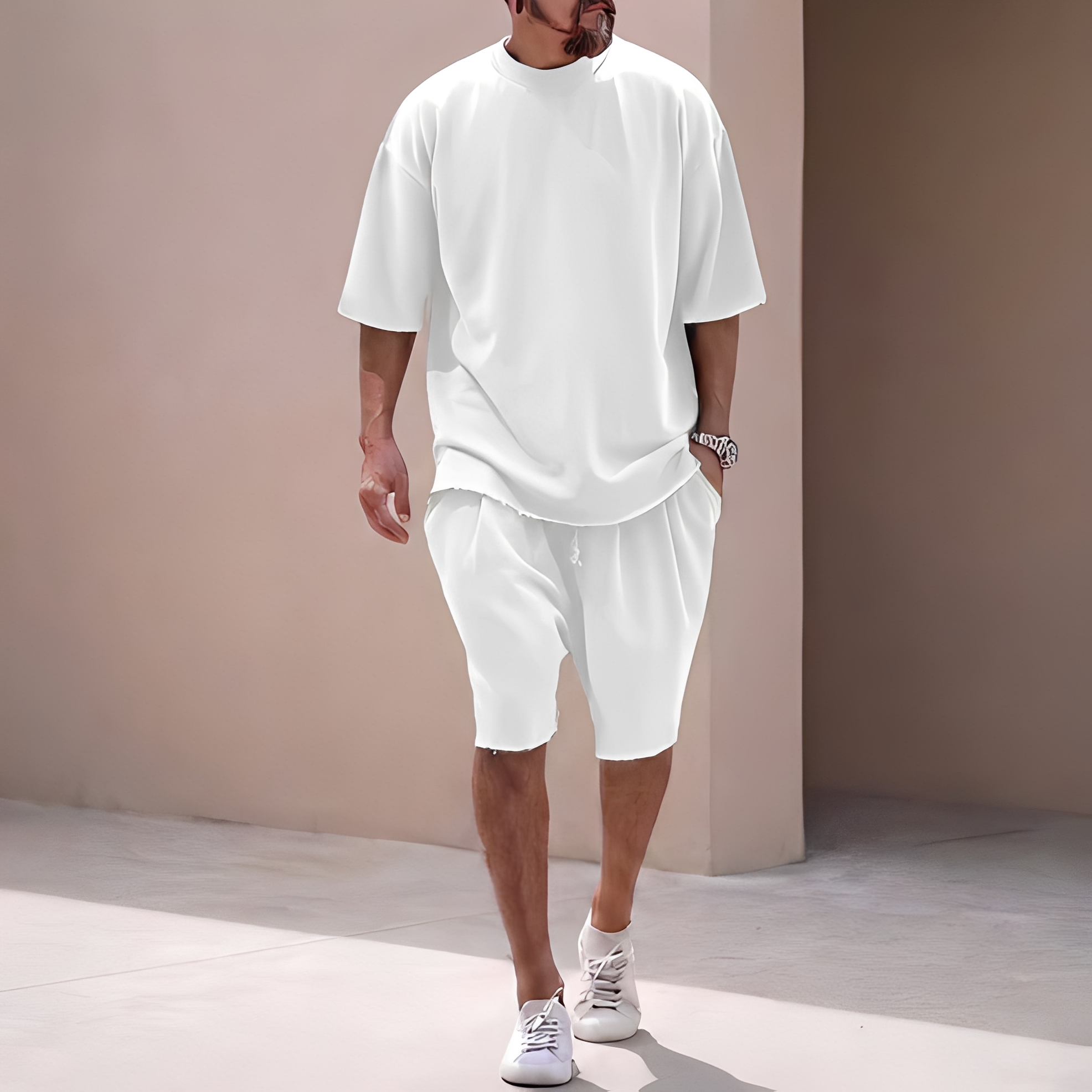 Angelo - Ensemble d'été oversize pour homme