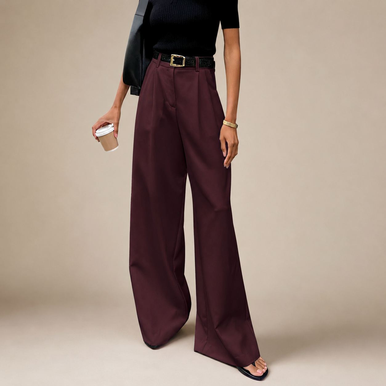 Blaine - Pantalons larges chics
