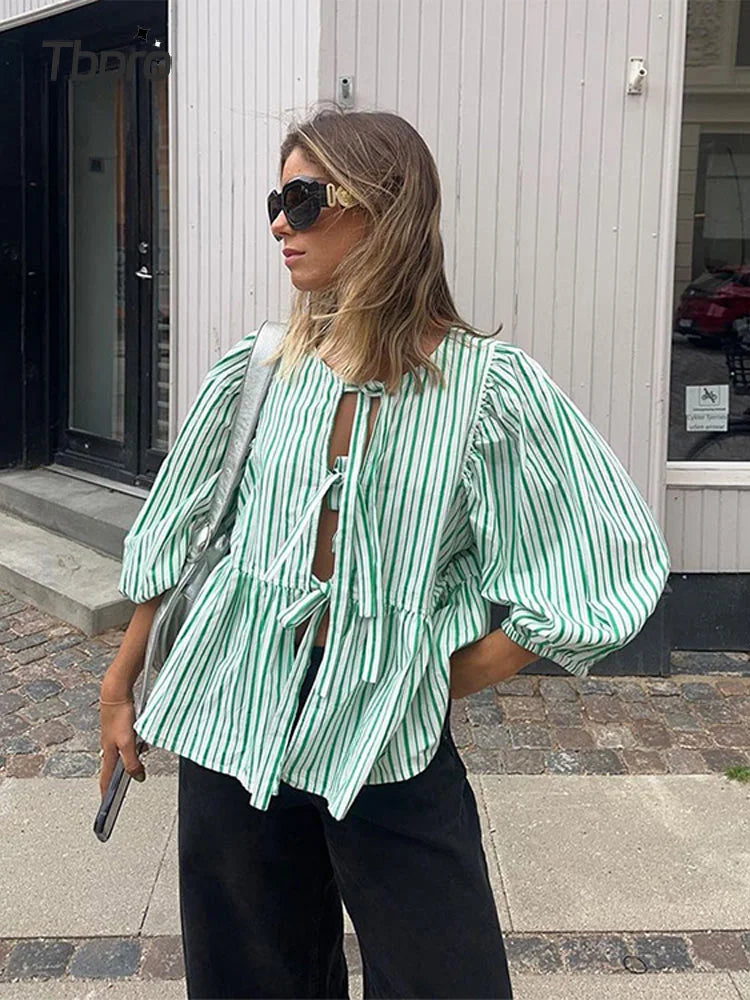 Marta – Blouse à Rayures