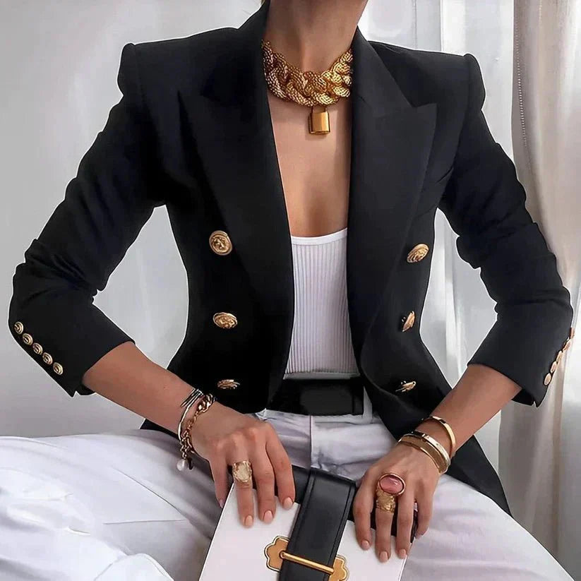 Clara – Veste double boutonnage