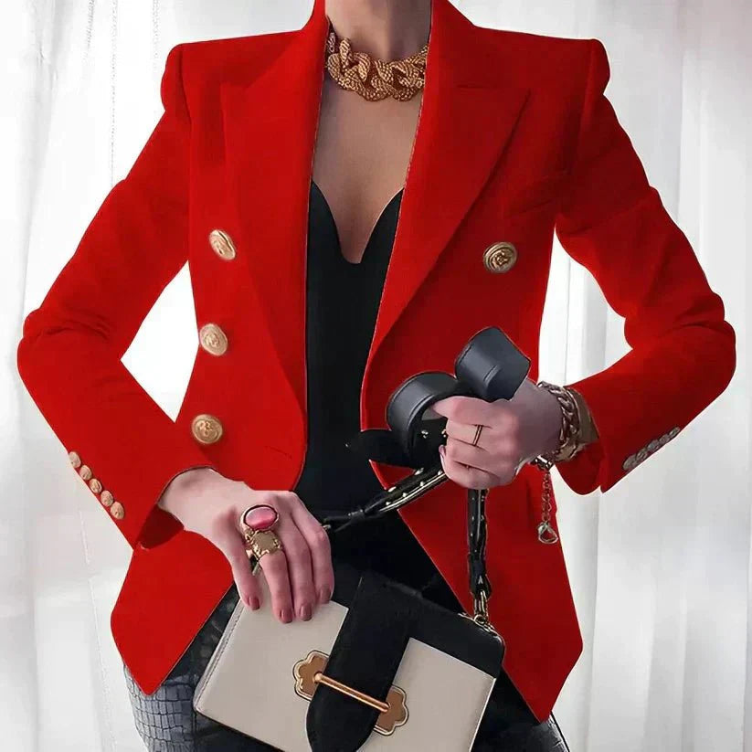 Clara – Veste double boutonnage