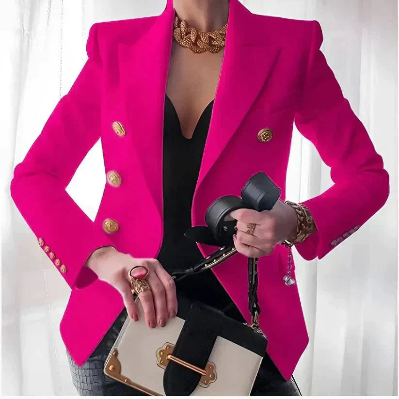 Clara – Veste double boutonnage