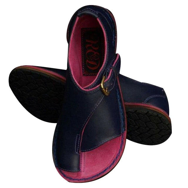 Elvina - Sandales plates avec attache