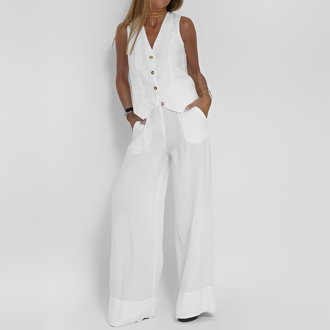 Kaithlyn - Elegantes zweiteiliges Sommerkleid für Damen