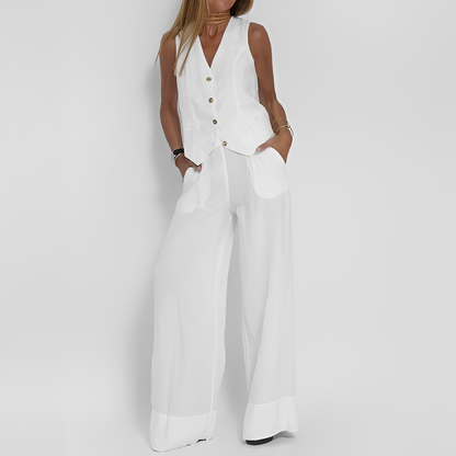 Kaithlyn - Elegantes zweiteiliges Sommerkleid für Damen