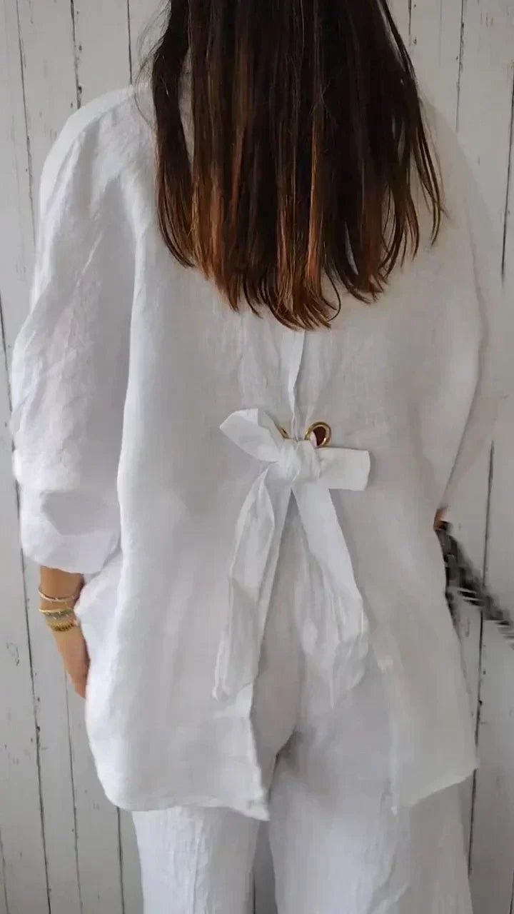 Marion - Chemise Élégante Intemporelle avec Boutons Femme