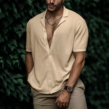 Amiran - Chemise d'été pour homme au style moderne