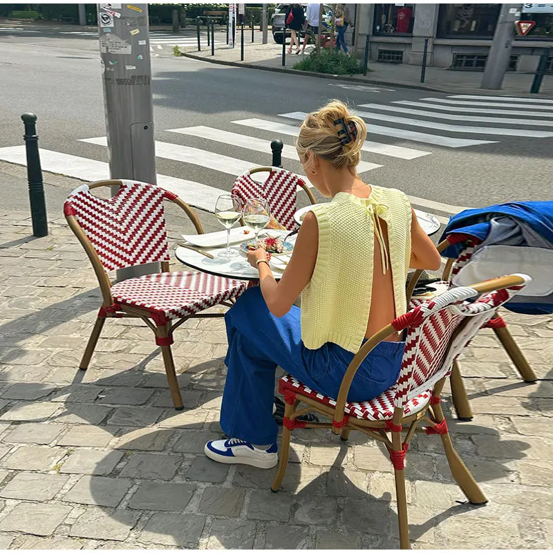 Irene – Top Maille Dos Ouvert