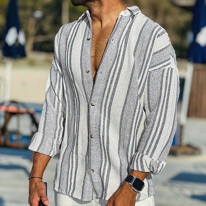 Oliver - Linen shirt for men, summer lightness