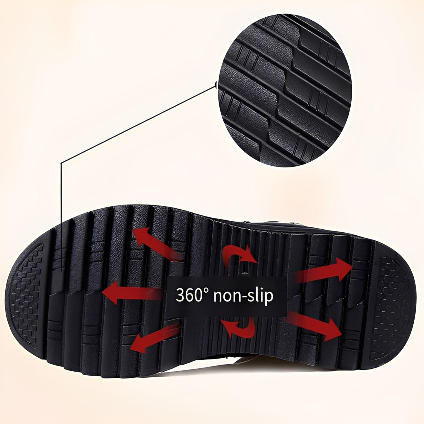 Fien - Bottes orthopédiques en cuir véritable pour femmes